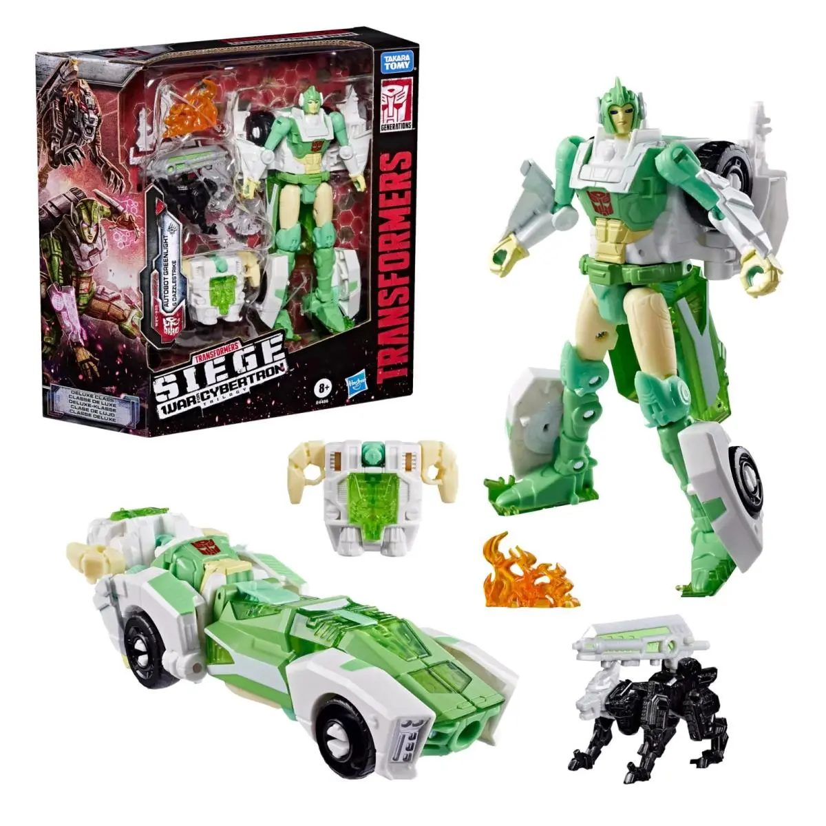 Transformers Generations War For Cybertron Siege Deluxe Greenlight Dazzlestrike
