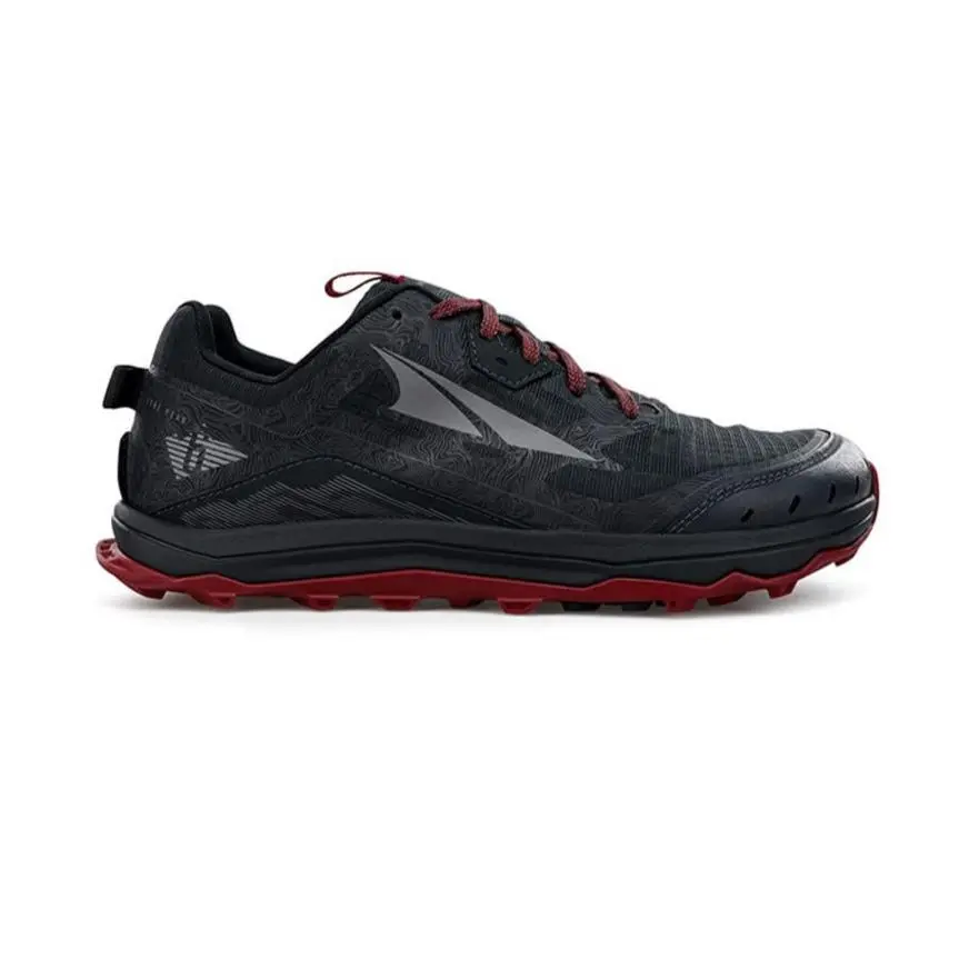 Altra Men`s Lone Peak 6 Running Shoe 10 US Black/gray Rare Color