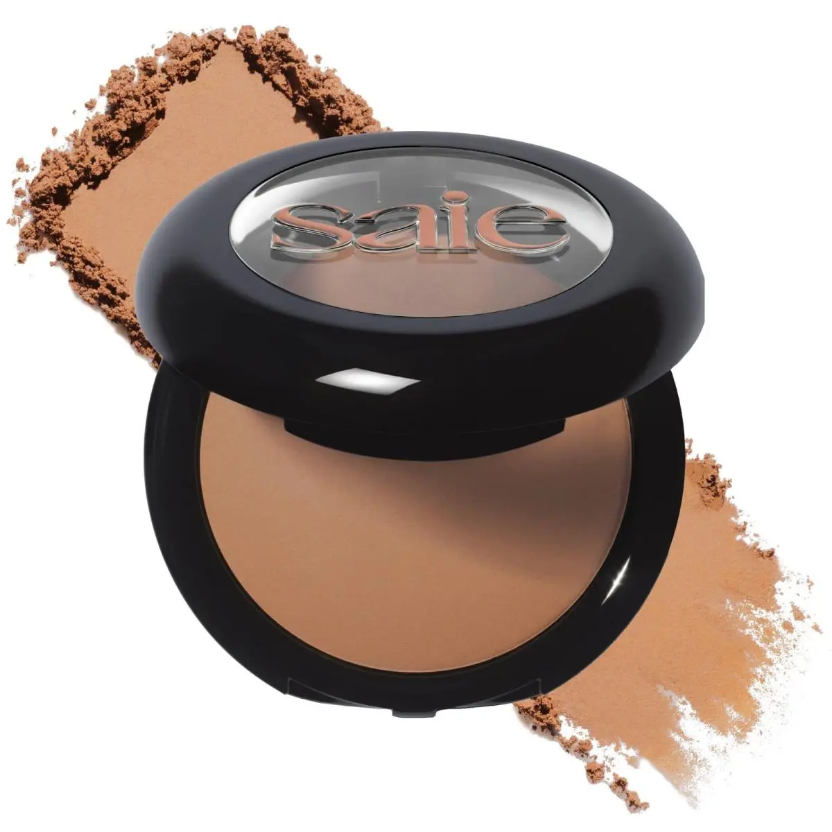 Saie Supersuede Radiant Baked Bronzer Powder - Amalfi Light to Medium