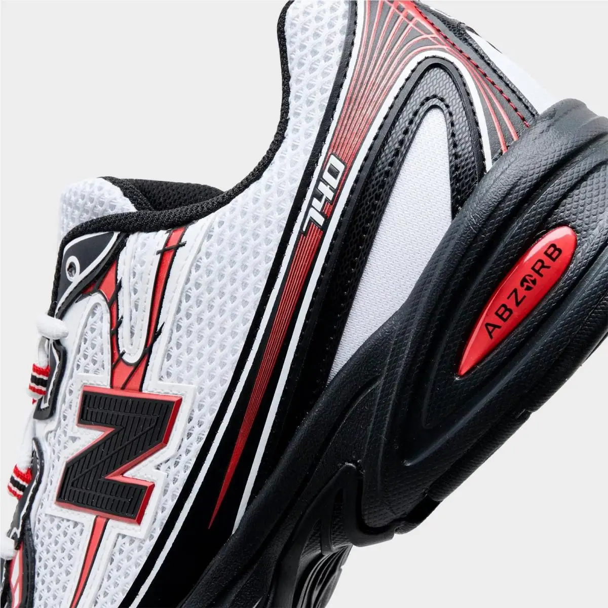 New Balance shoes - U74034D 000 - White/Red/Black 0