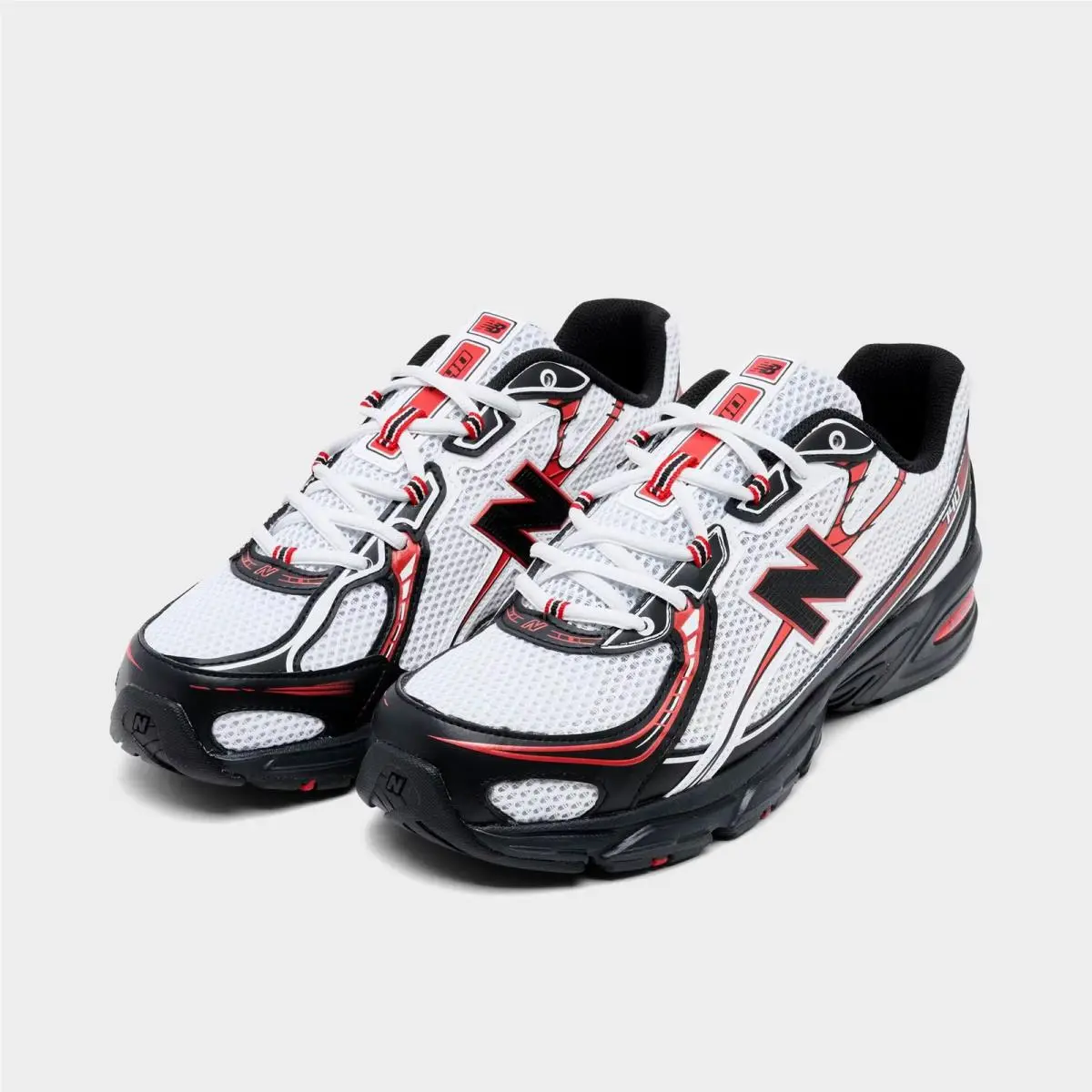 New Balance shoes - U74034D 000 - White/Red/Black 1