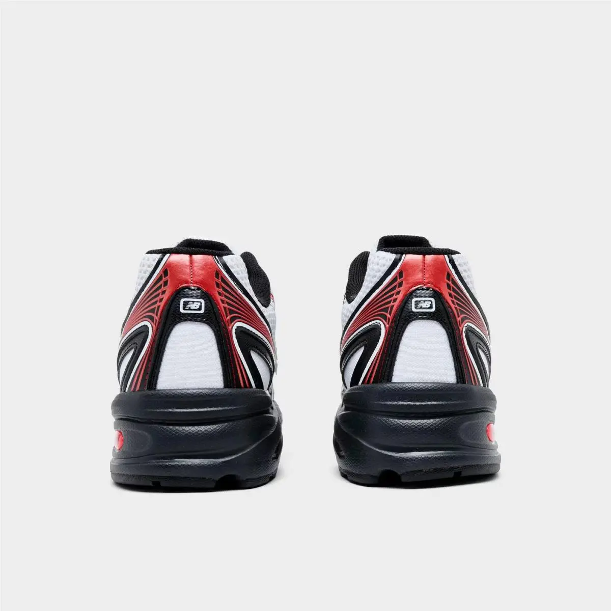 New Balance shoes - U74034D 000 - White/Red/Black 2