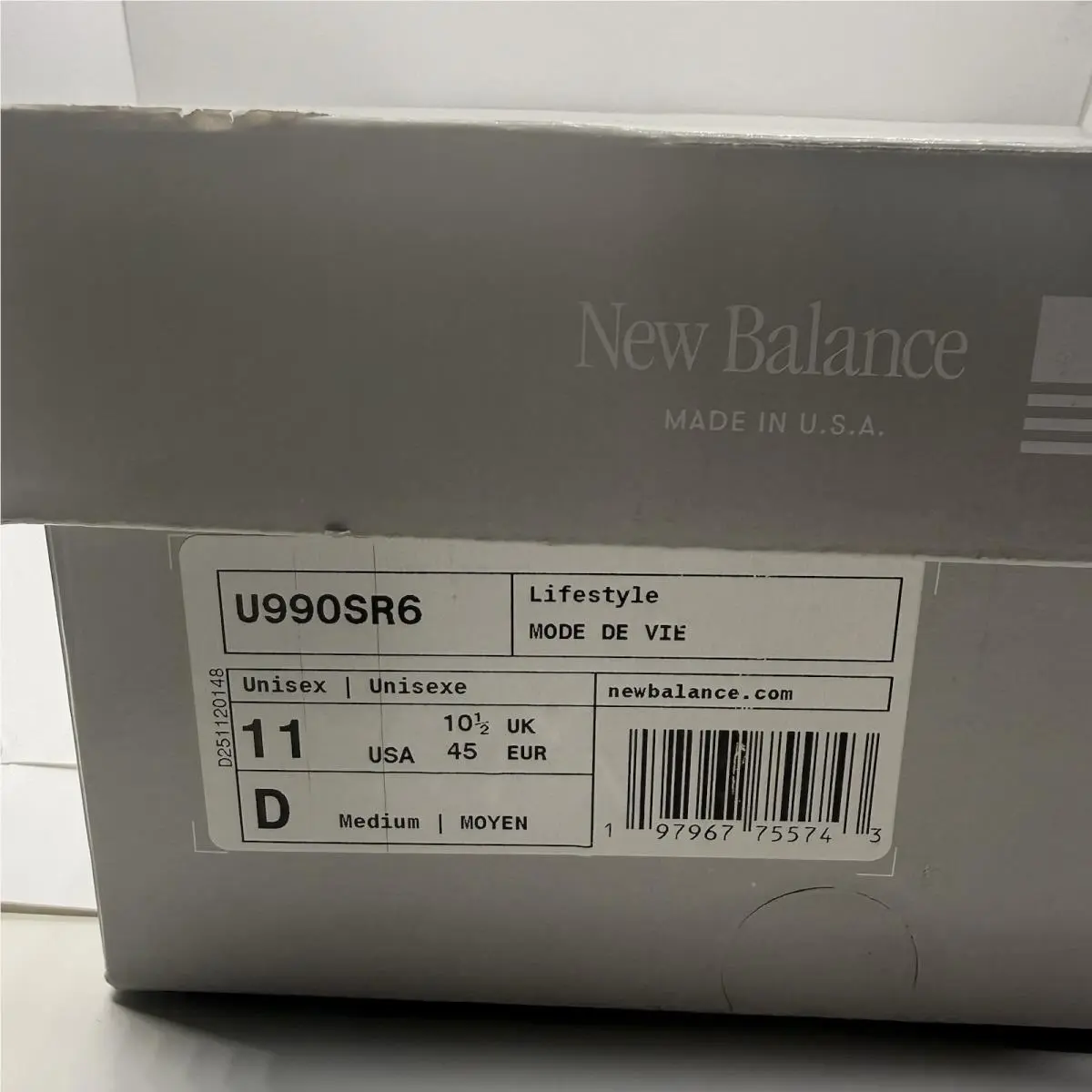 New Balance shoes - New Balance 990 v6 - U990SR6 - Pink 23