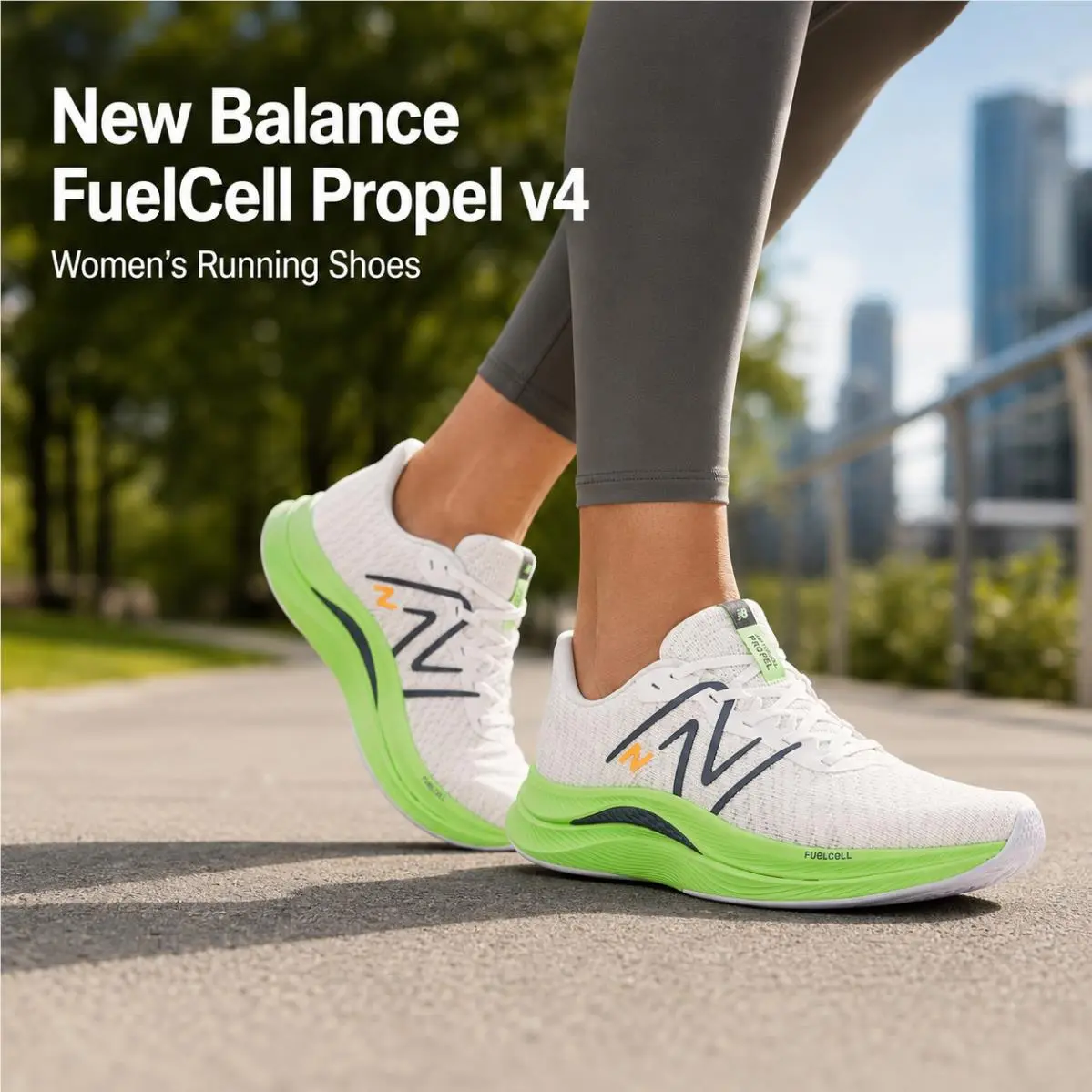 New Balance shoes - New Balance FuelCell Propel - FuelCell Propel - White/Green/Gray 8