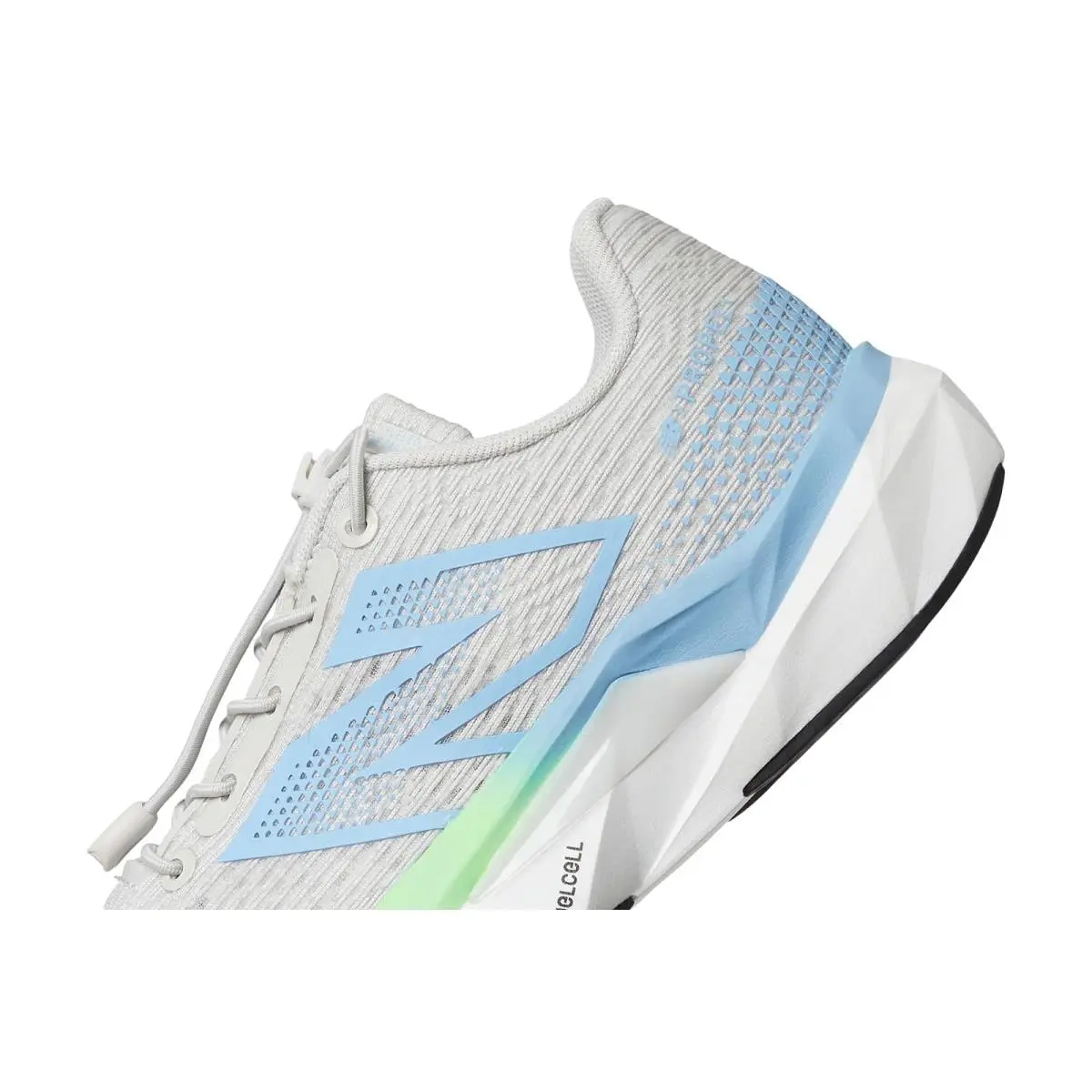 New Balance shoes - Grey Matter/Electric Sky/Electric Jade 4