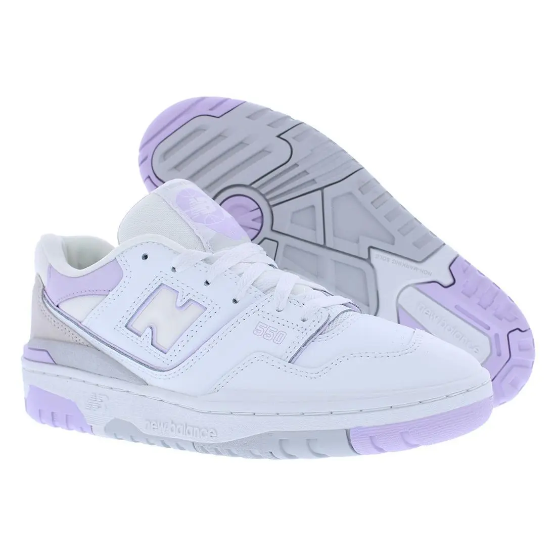 New Balance shoes - GSB550WK - GSB550WK - White/Purple, Main: White 4