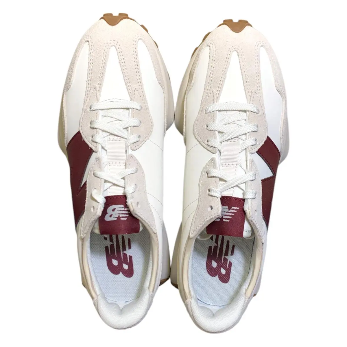 New Balance shoes - New Balance 327 - Moonbeam/Classic Burgundy 4