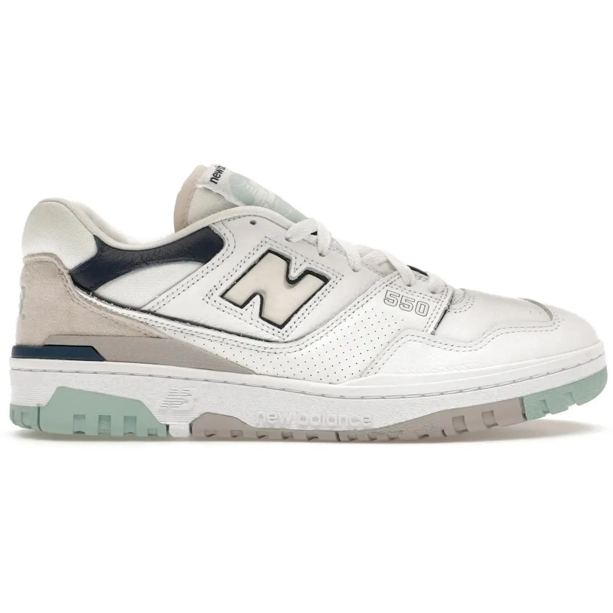 New Balance 550 White Winter Fog Navy BB550WCA