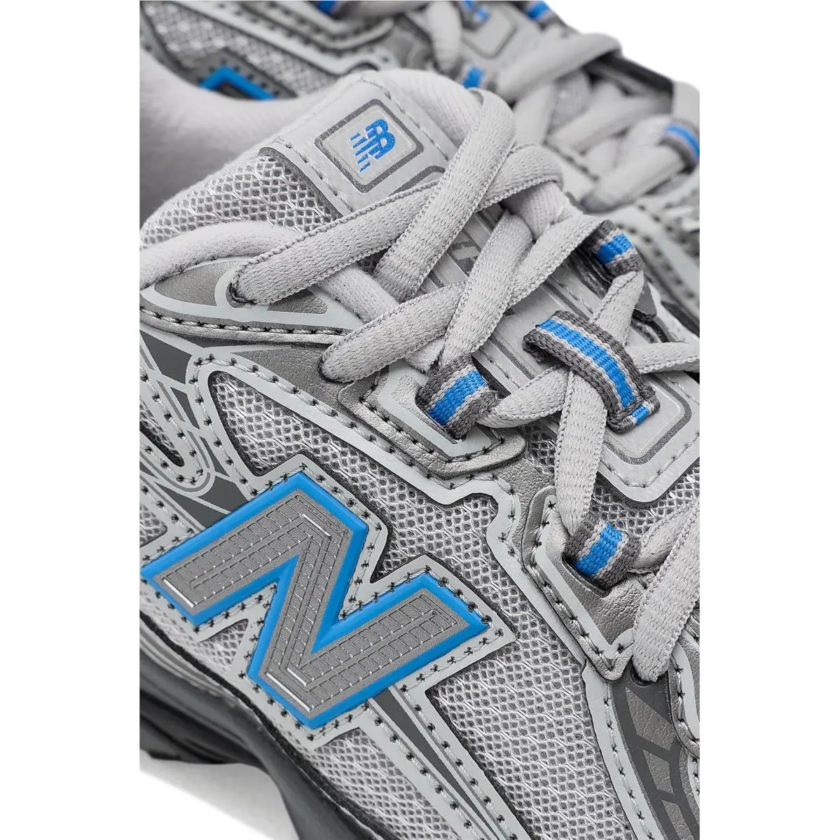 New Balance shoes - Dark Silver Metallic/Fan Blue 11