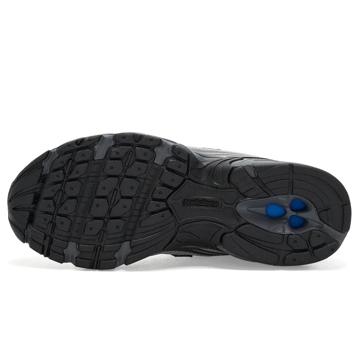 New Balance shoes - Dark Silver Metallic/Fan Blue 10