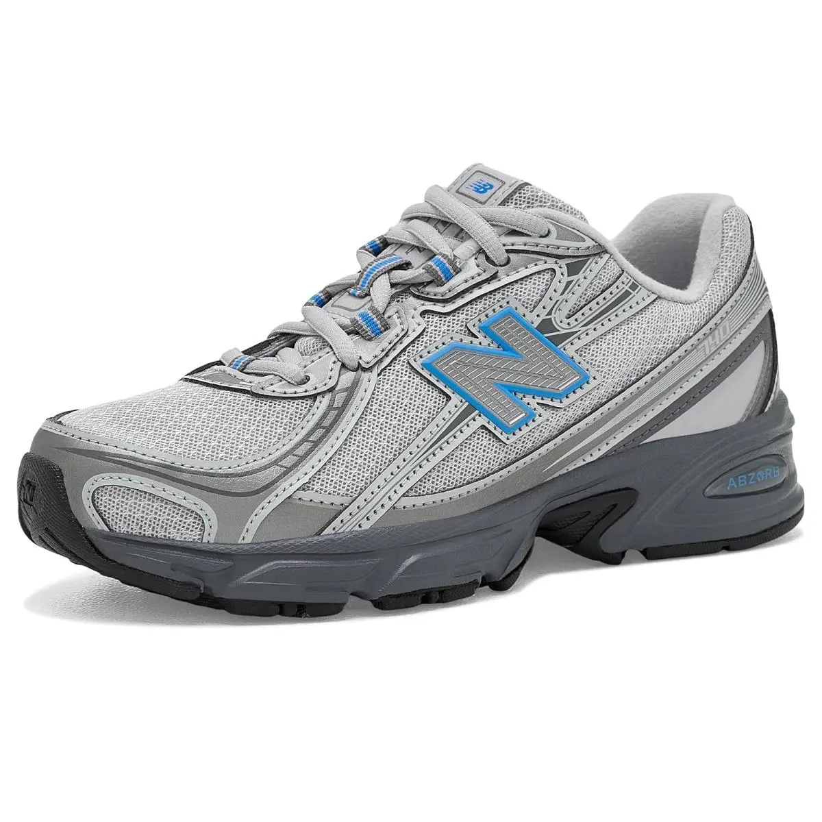 New Balance shoes - Dark Silver Metallic/Fan Blue 6