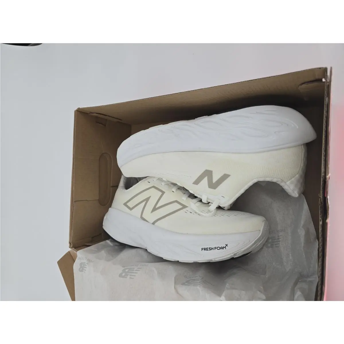 New Balance shoes - Fresh Foam X 1080 v14 - W1080W14 - White Beige 9