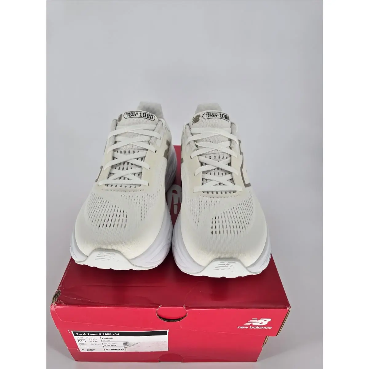 New Balance shoes - Fresh Foam X 1080 v14 - W1080W14 - White Beige 5