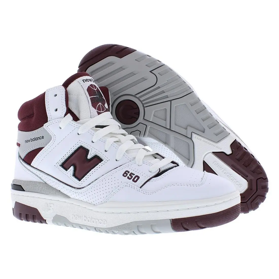 New Balance shoes - White/Purple, Main: White 4