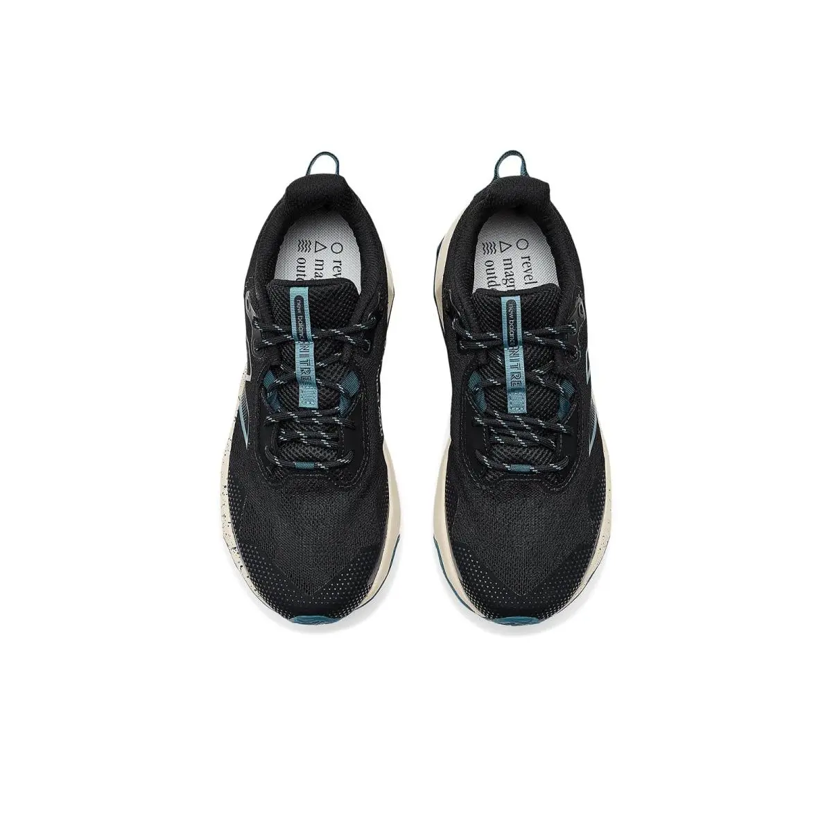 New Balance shoes - Black/Salt Water 7
