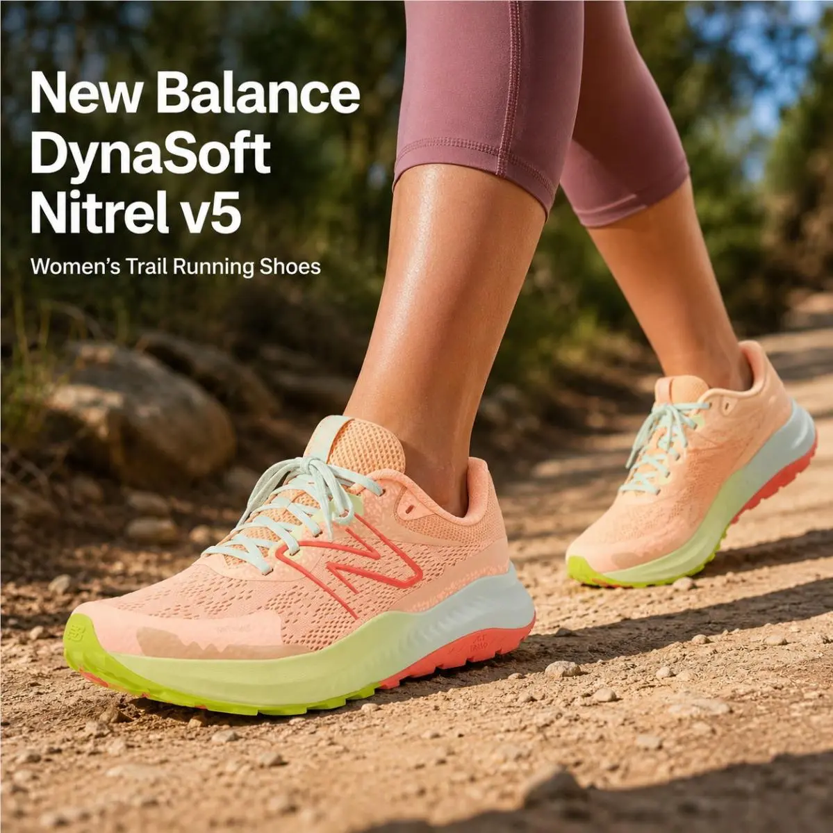 New Balance shoes - Dynasoft Nitrel V5 - Dynasoft Nitrel - Orange/Green 0