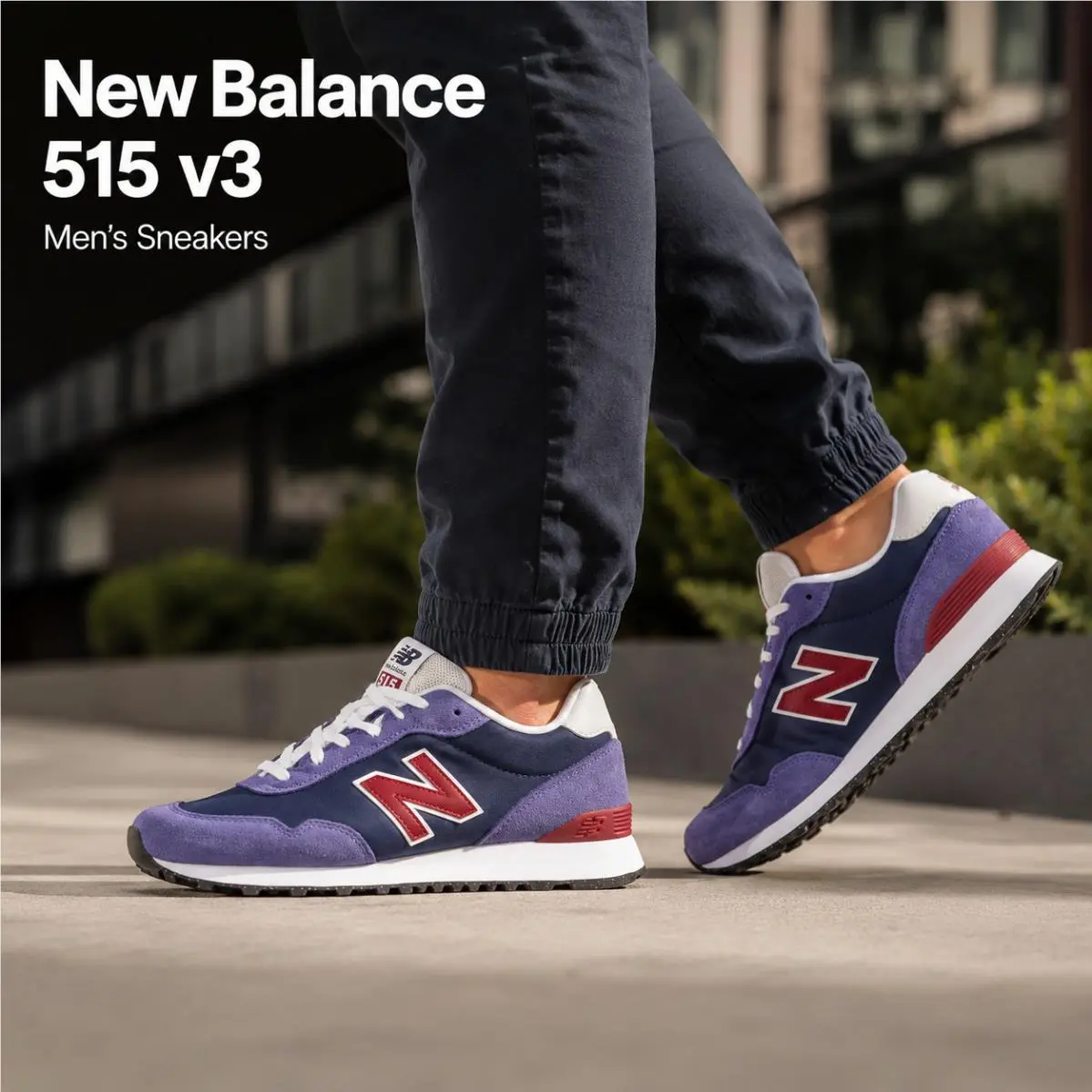 New Balance shoes - New Balance 515 - ML515TWT - Purple/Navy blue 6