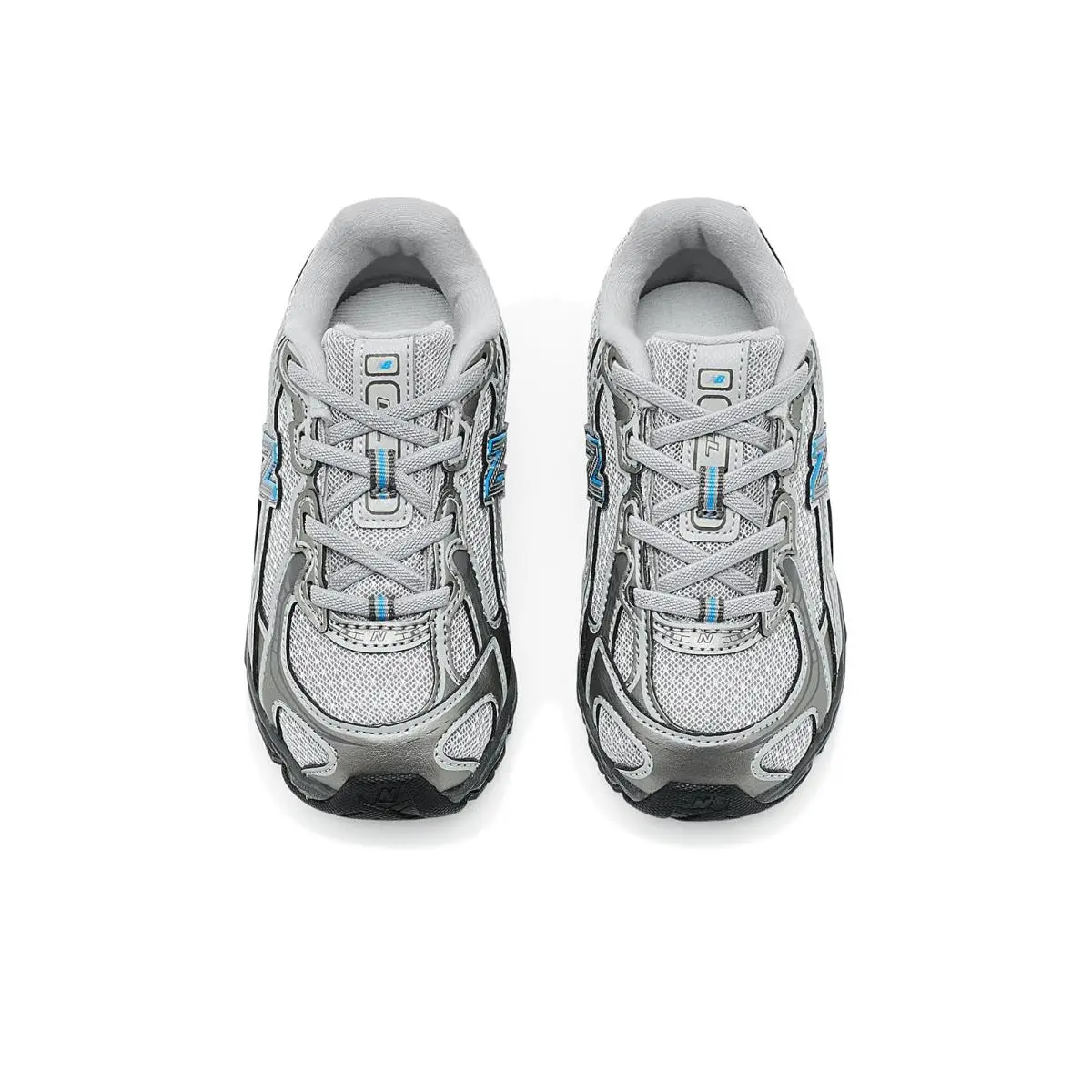 New Balance shoes - Dark Silver Metallic/Fan Blue 0