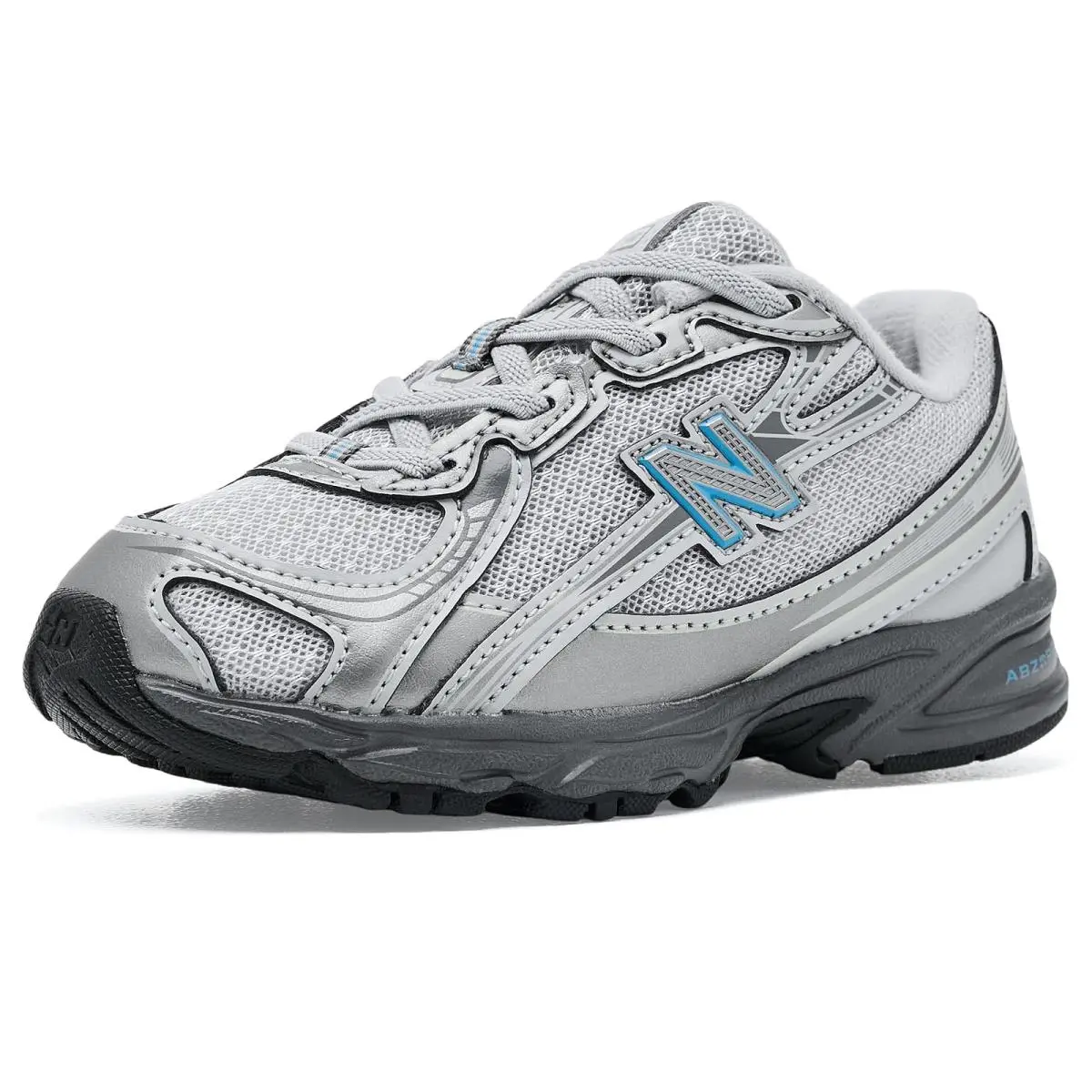 New Balance shoes - Dark Silver Metallic/Fan Blue 6