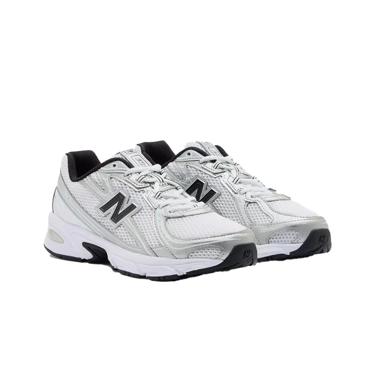 New Balance shoes - White/Silver Metallic/Black 3