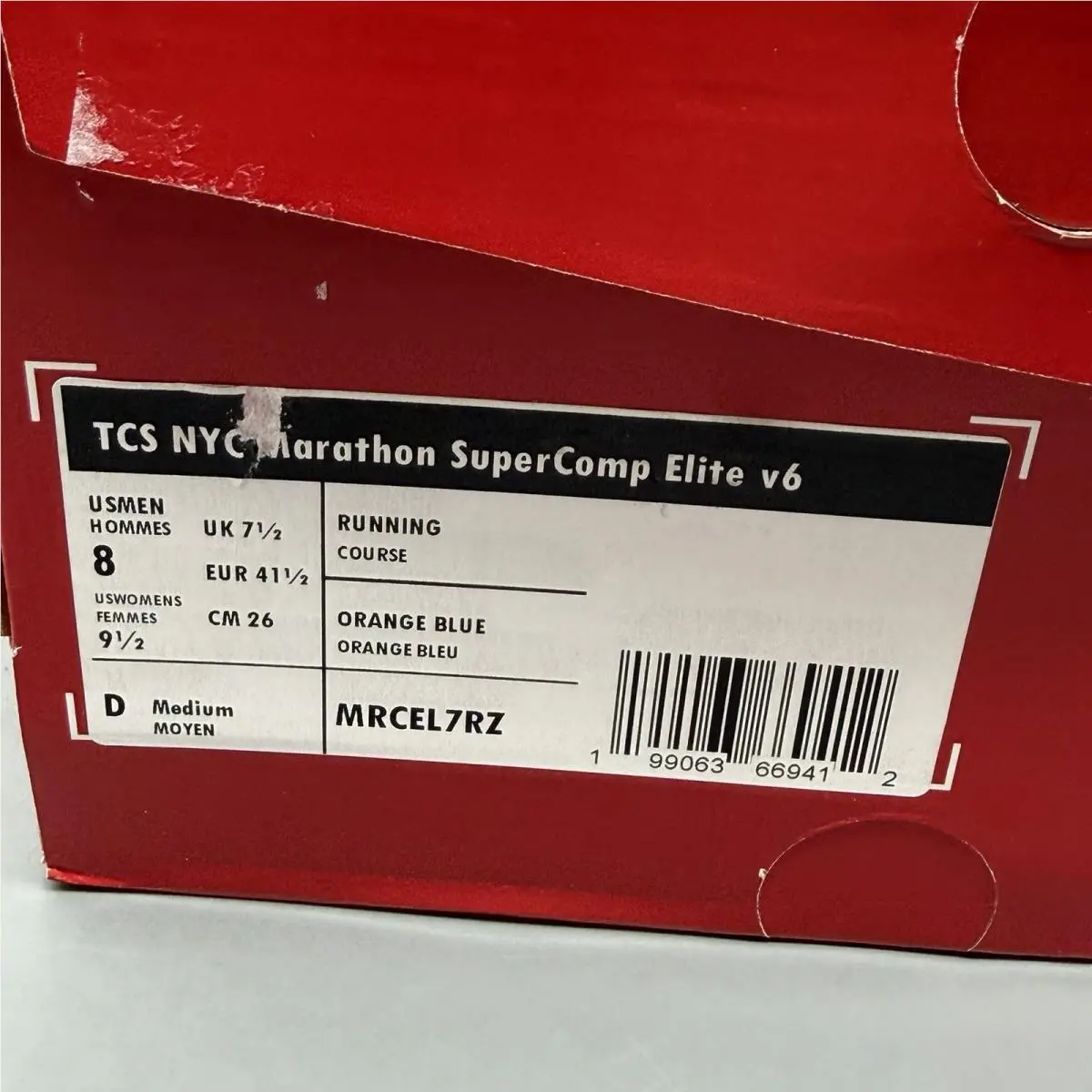 New Balance shoes - New Balance TCS NYC Marathon SuperComp Elite v6 - MRCEL7RZ - Orange (UPC: 0199063669412) 16