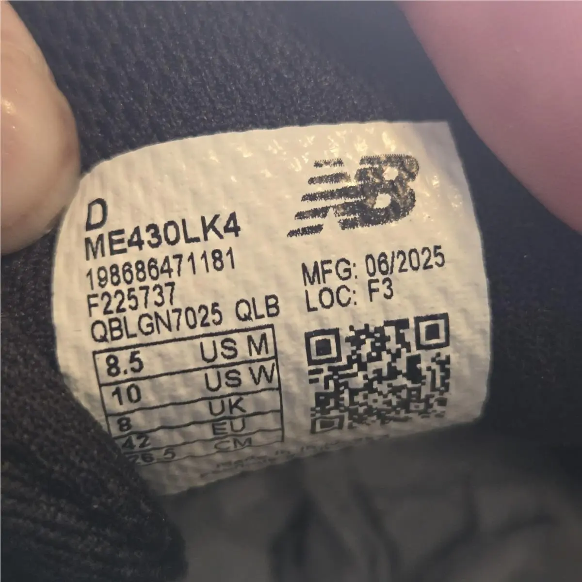 New Balance shoes - New Balance 430v4 - ME430LK4 - Black 1