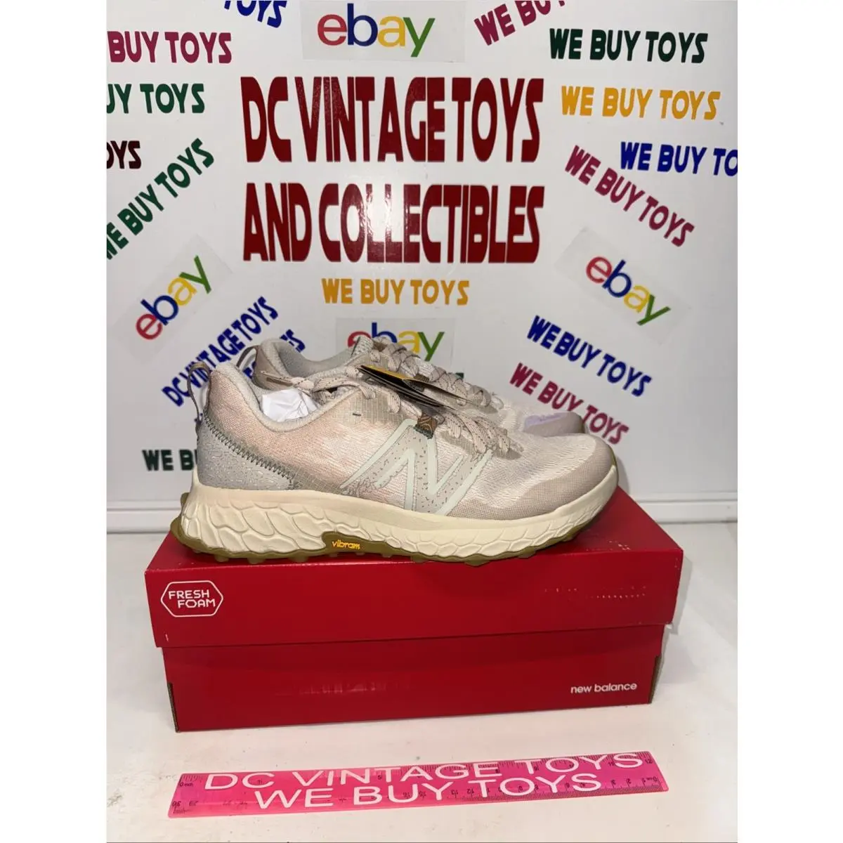 New Balance Fresh Foam X Hierro V7 Wthiern7 Off White Timberwolf Size 11 “wide”