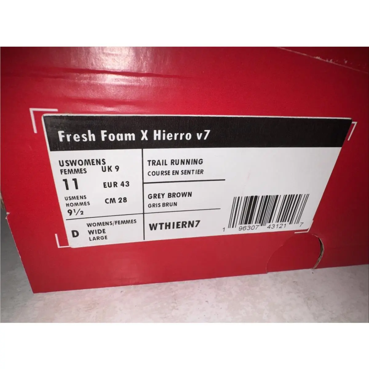 New Balance shoes - New Balance Fresh Foam Hierro - WTHIERN7 - Ivory 10