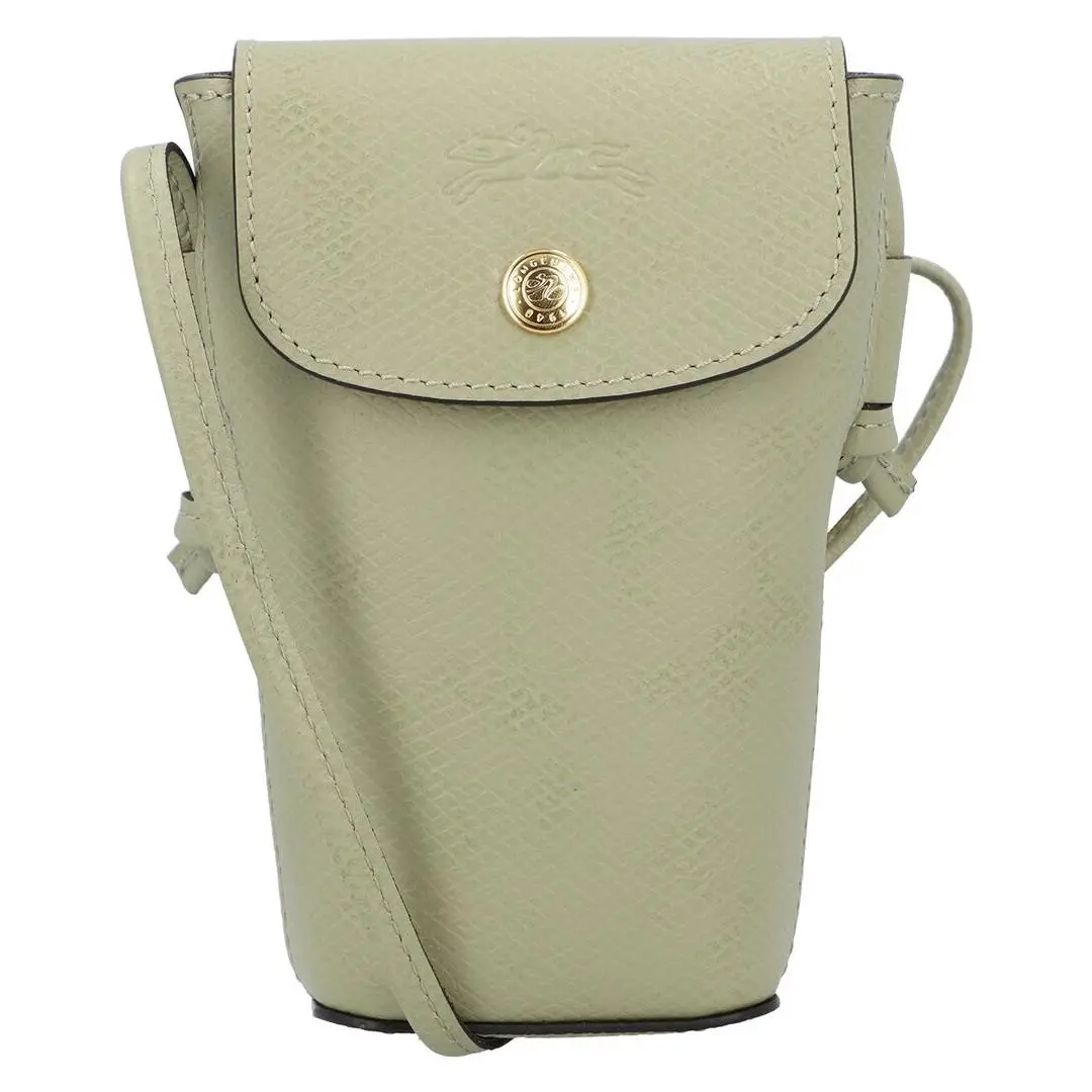 Épure Leather Phone Case Women`s Green by Longchamp