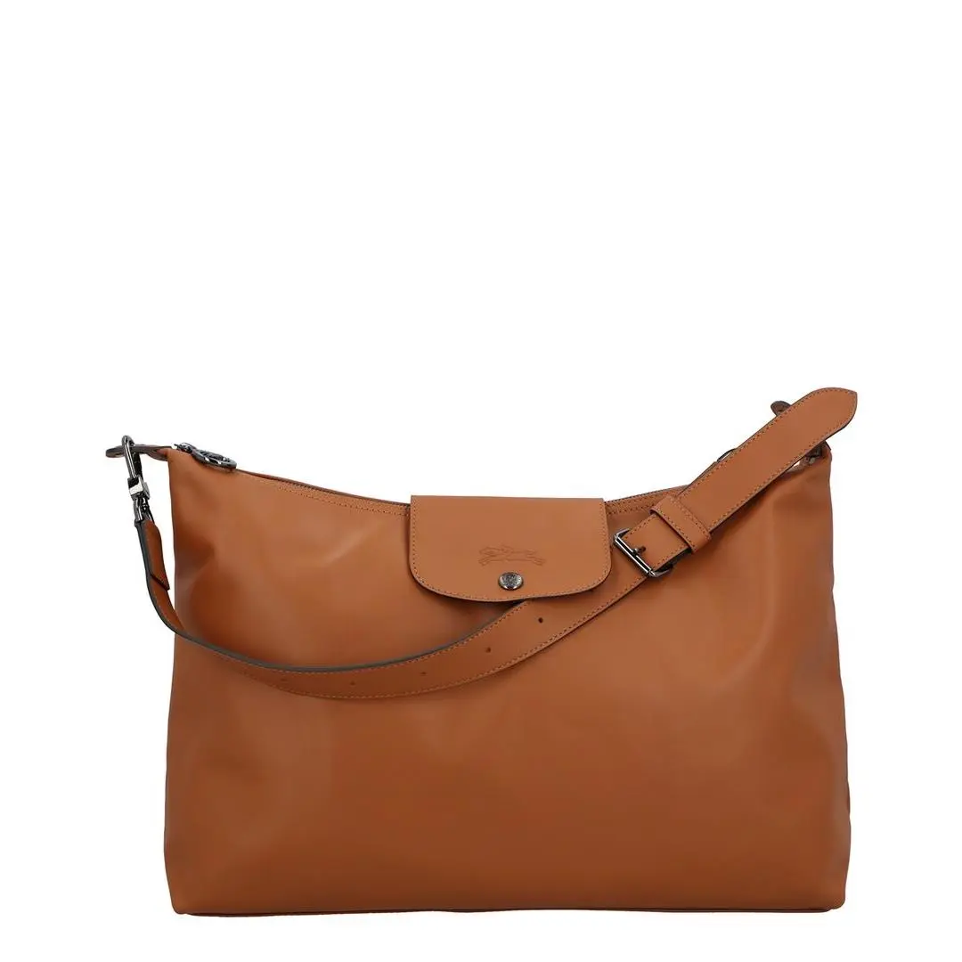 Le Pliage Xtra Xl Leather Hobo Bag Women`s Brown by Longchamp