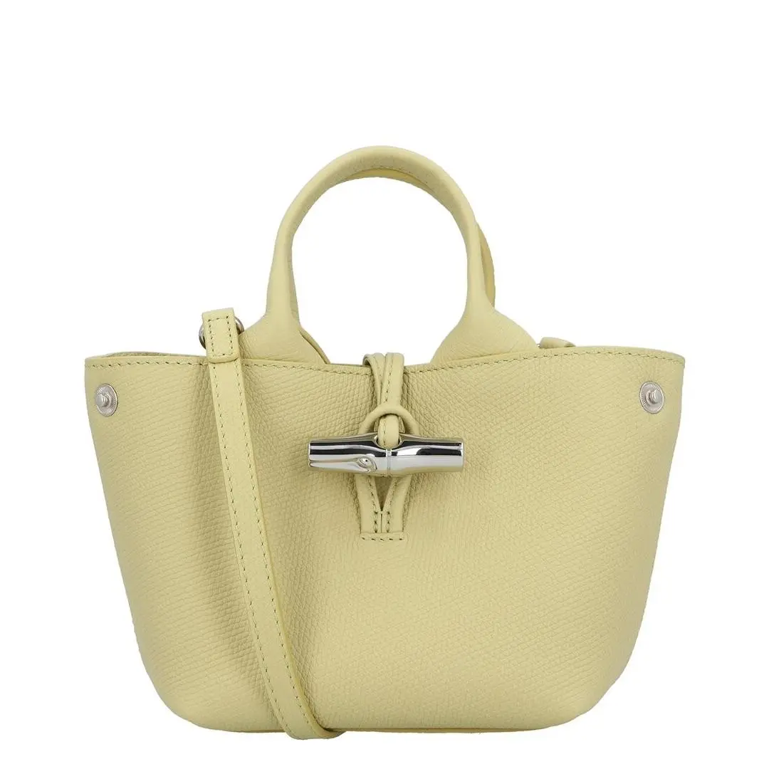 Le Roseau Xs Leather Handbag Women`s Green by Longchamp