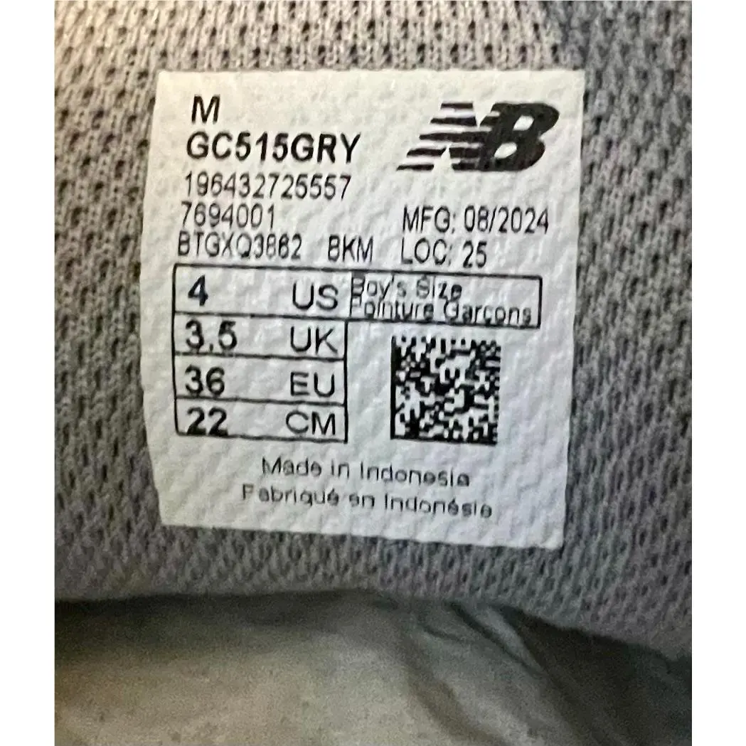 New Balance shoes - New Balance 515 - GC515GRY - Grey/White 5