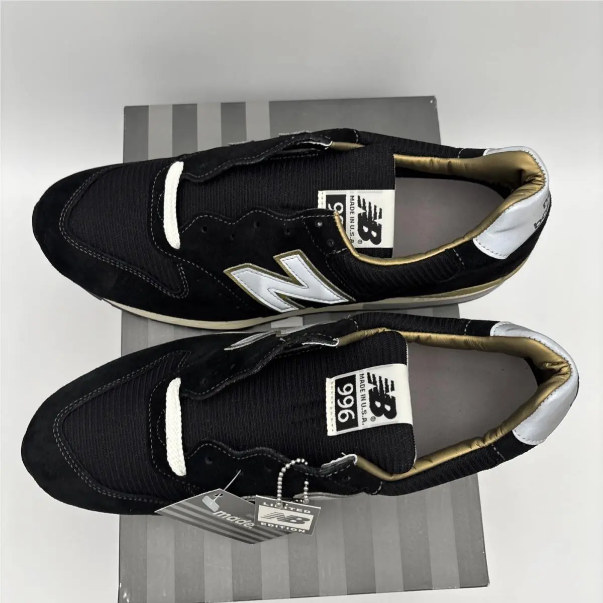 New Balance shoes - New Balance 996 - ML996EK - Black, Manufacturer: Black, Gold, Grey (UPC: 0798248705602) 1