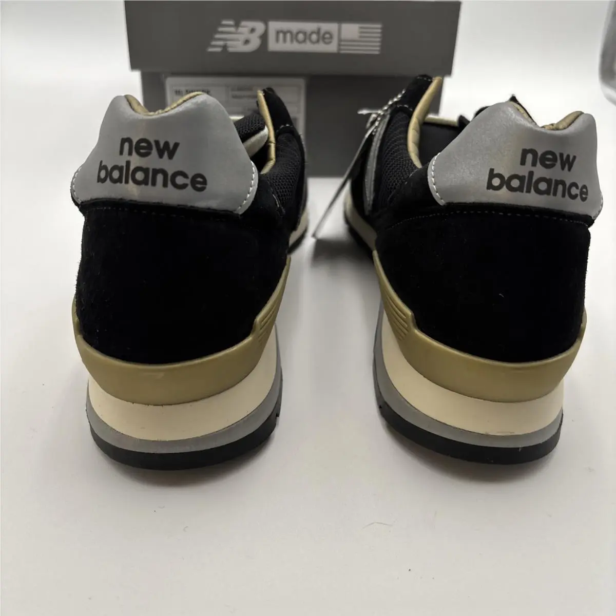New Balance shoes - New Balance 996 - ML996EK - Black, Manufacturer: Black, Gold, Grey (UPC: 0798248705602) 4