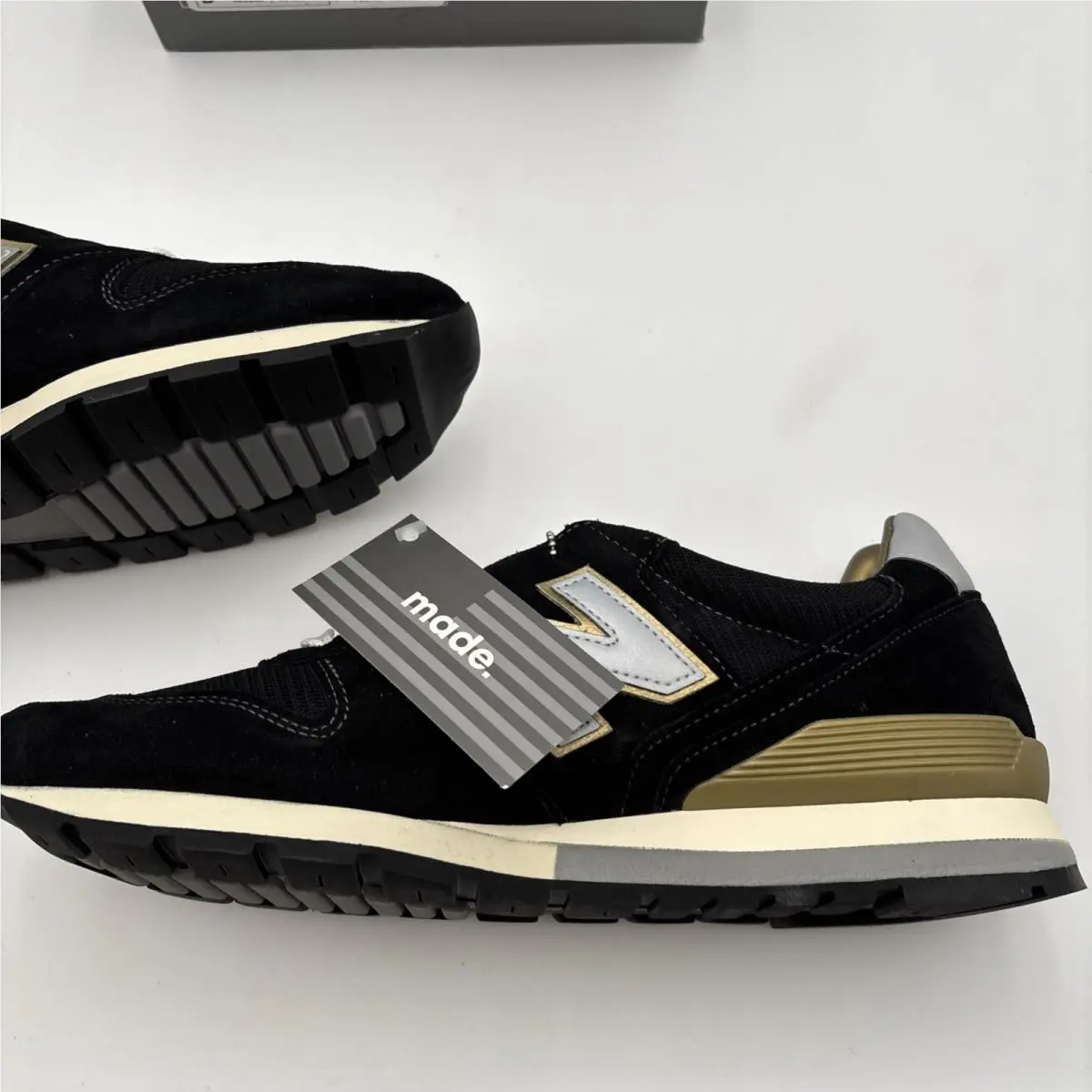 New Balance shoes - New Balance 996 - ML996EK - Black, Manufacturer: Black, Gold, Grey (UPC: 0798248705602) 6