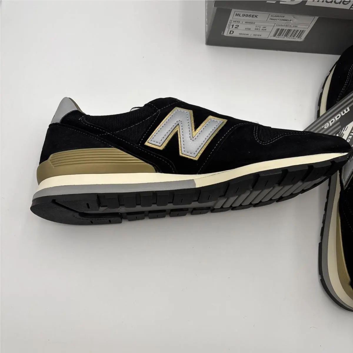 New Balance shoes - New Balance 996 - ML996EK - Black, Manufacturer: Black, Gold, Grey (UPC: 0798248705602) 5