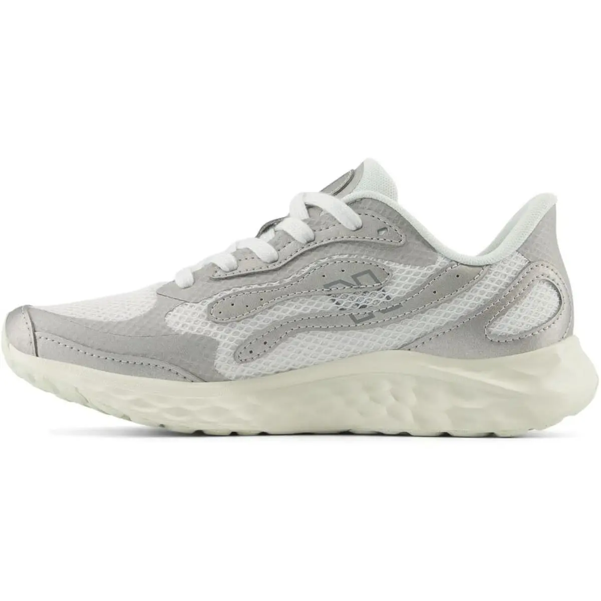New Balance Women`s Fresh Foam Arishi V4 Tira Lux Running Shoe Silver Metallic/