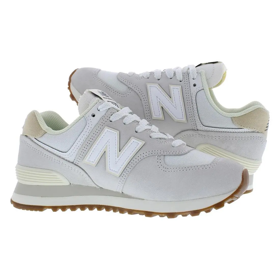 New Balance shoes - New Balance 574 - WL574NO2 - White, Main: Grey (UPC: 196941301914) 1