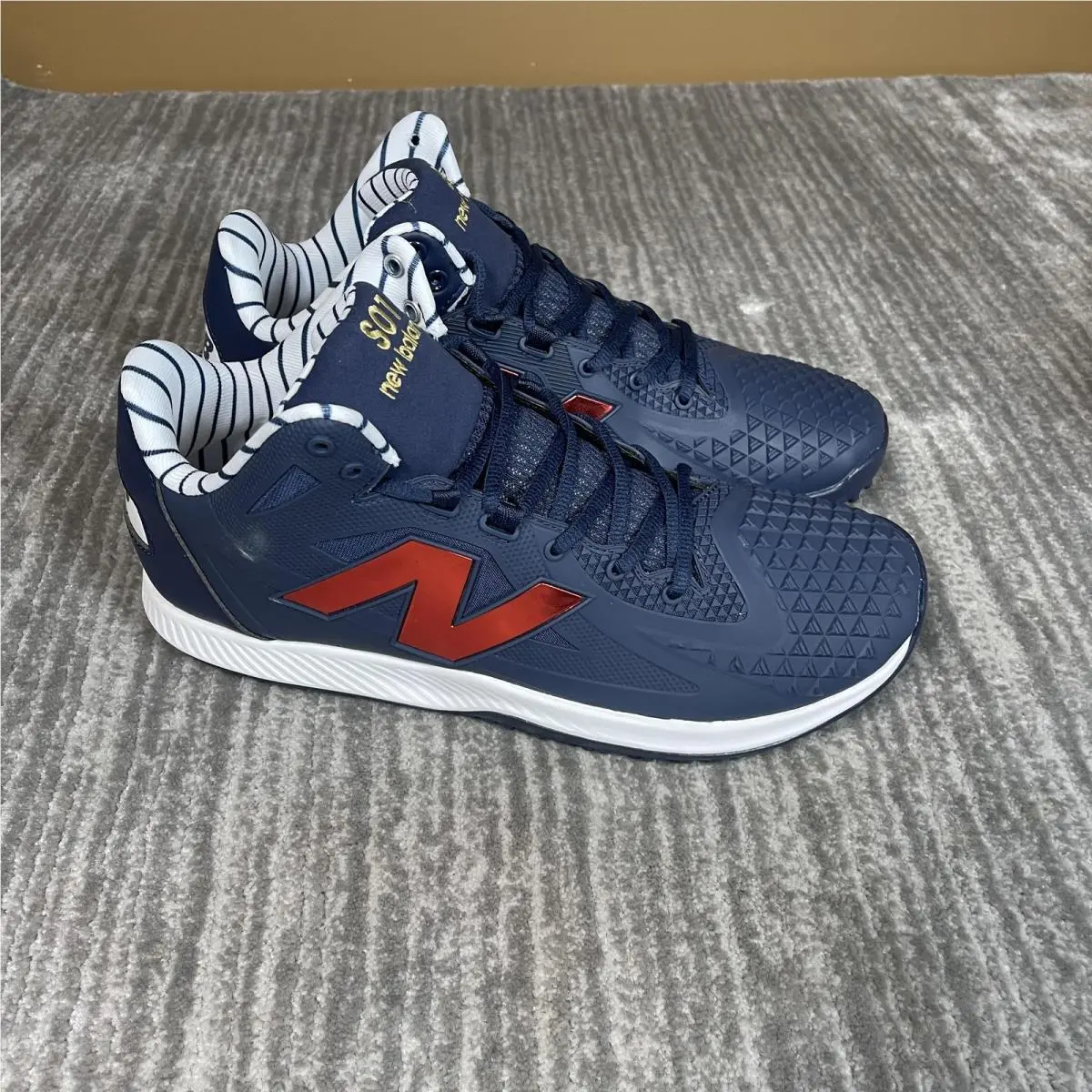 New Balance Fuelcell Ohtani V1 Baseball Turf Shoes Mens 12 Blue White MSHO1LC