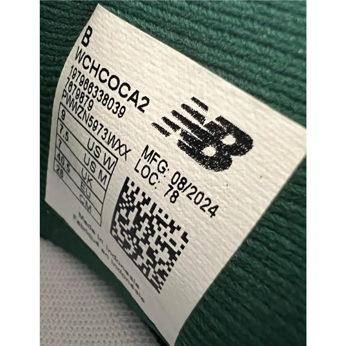 New Balance shoes - New Balance Coco CG2 - Coco - WCHCOCA2 - White/Marsh Green (UPC: 197966338039) 1