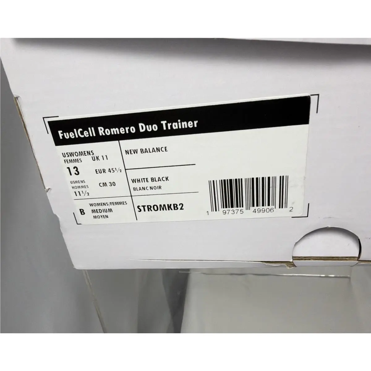 New Balance shoes - Romero Duo - Romero Duo - White Black 9
