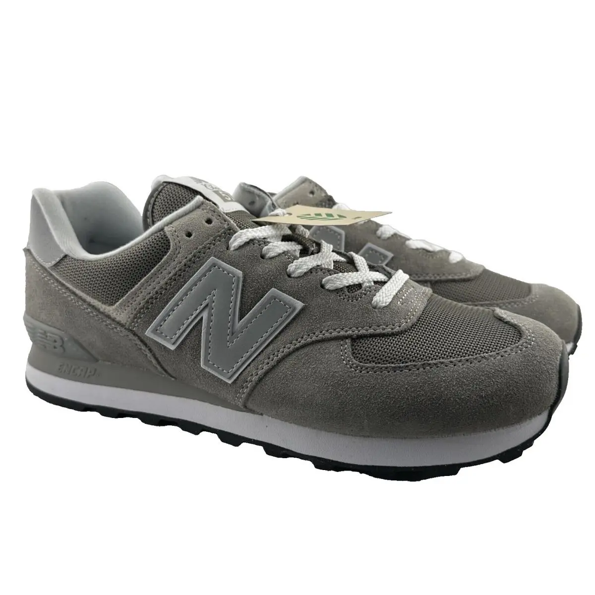 New Balance Classic 574 Core Women`s Sneakers Grey White WL574EVG Size 12