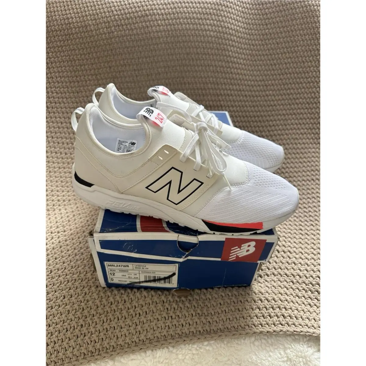 New Balance shoes - New Balance 247 - MRL247WR - White, Manufacturer: White/Black 2