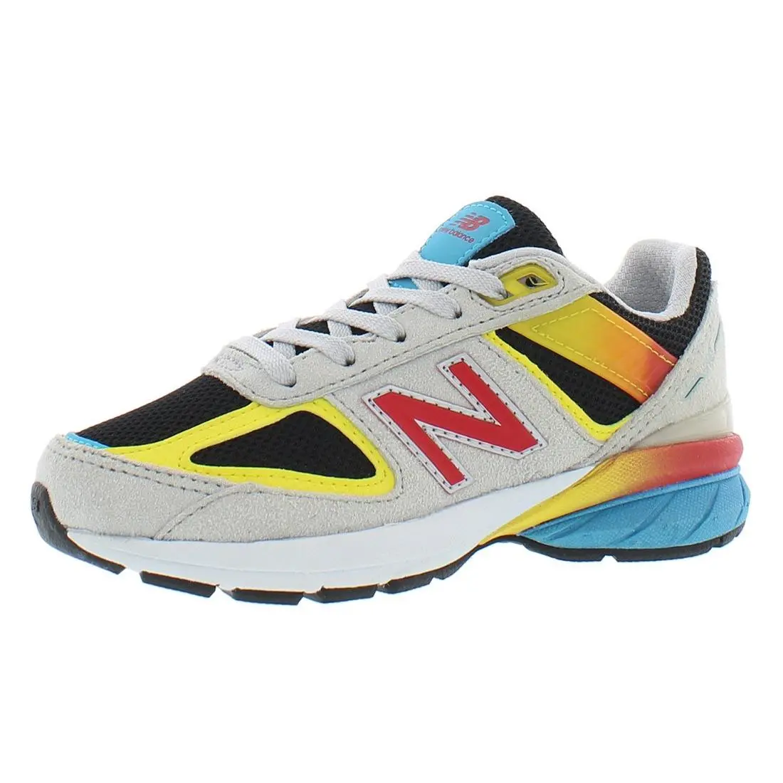 New Balance 990 V5 Boys Shoes Size 11 Color: Grey/red/multi