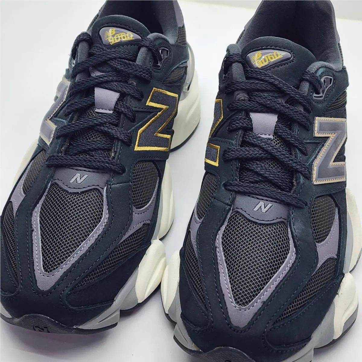 New Balance shoes - New Balance 9060 - U90607V3 - Black/ Castlerock/ Gold Metallic 2