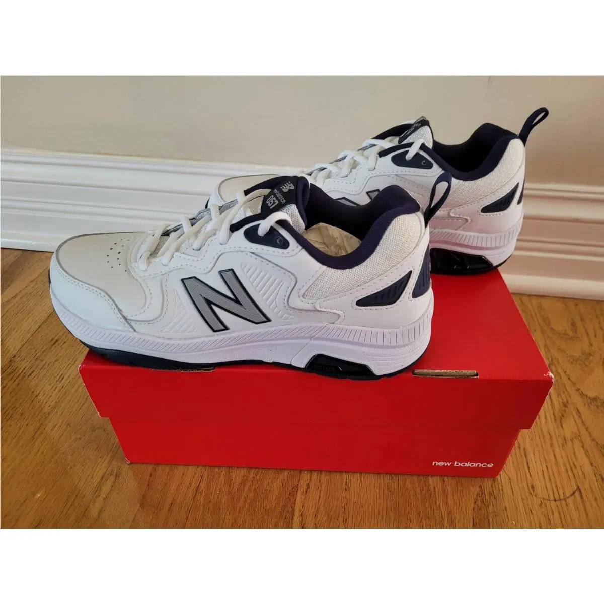 New Balance Men`s MX857V3 Shoes White Size 7.5