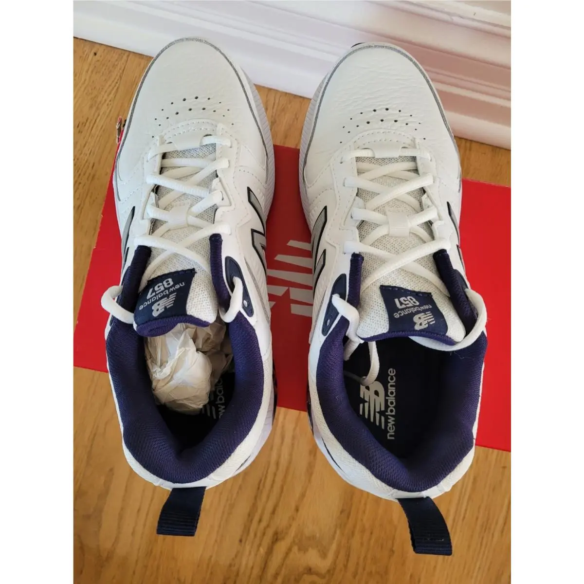 New Balance shoes - New Balance 857 - White/Blue/Grey 1