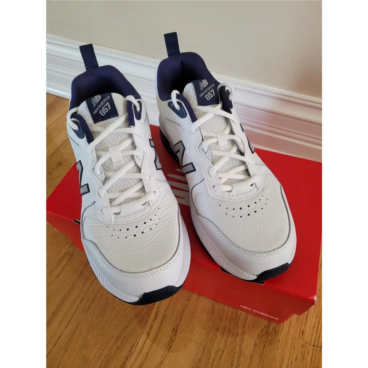 New Balance shoes - New Balance 857 - White/Blue/Grey 2