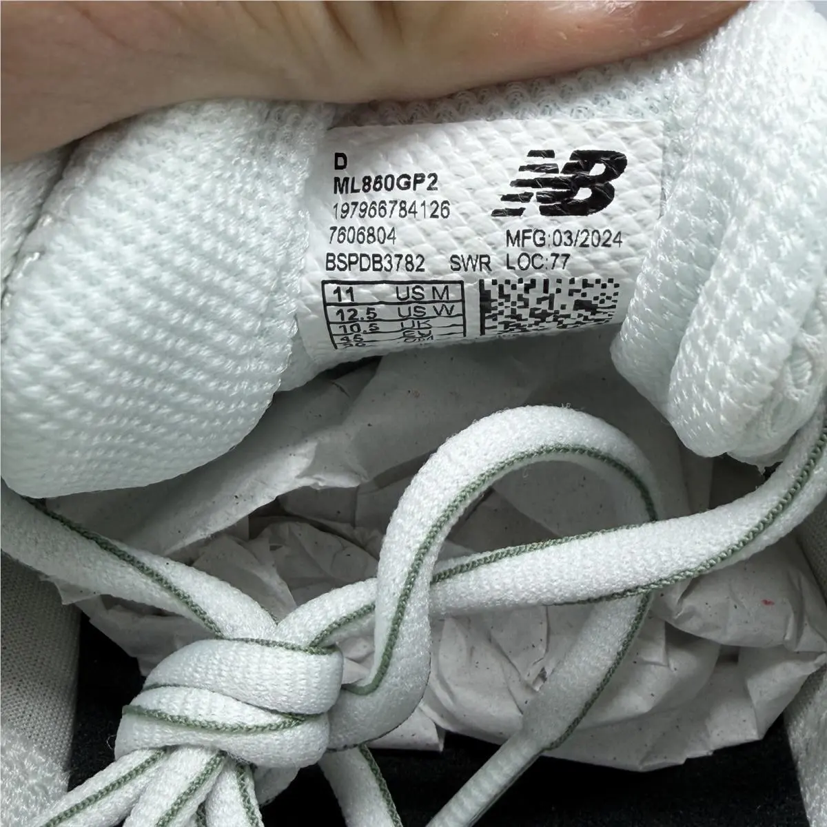 New Balance shoes - New Balance 860v2 - ML860GP2 - Green (UPC: 0197966784126) 10
