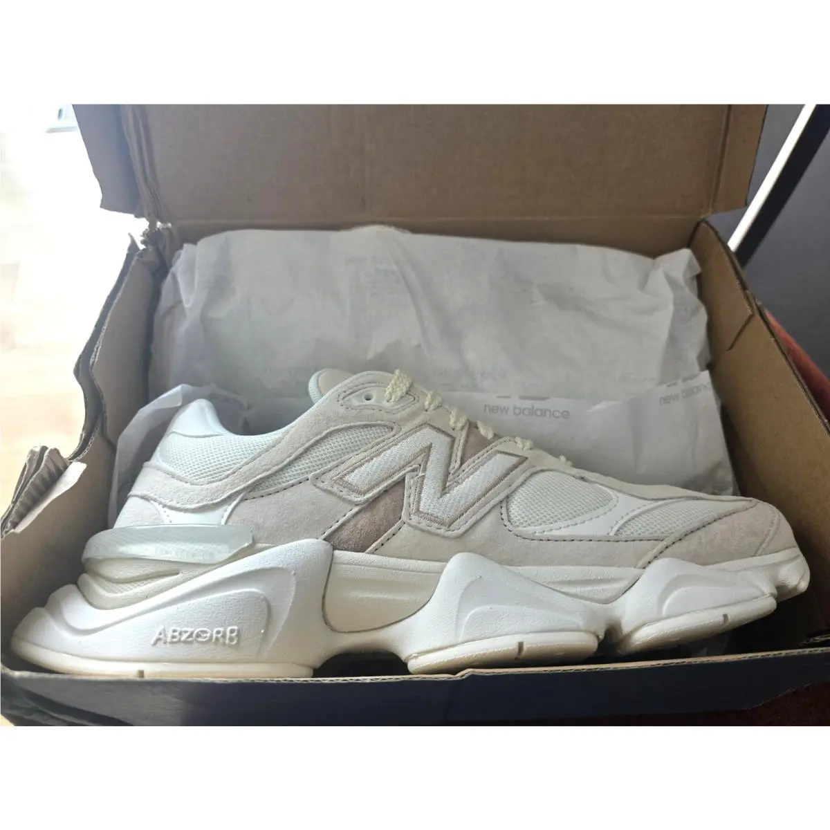 New Unisex New Balance 9060 Beige Grey U906041J M10 W11.5